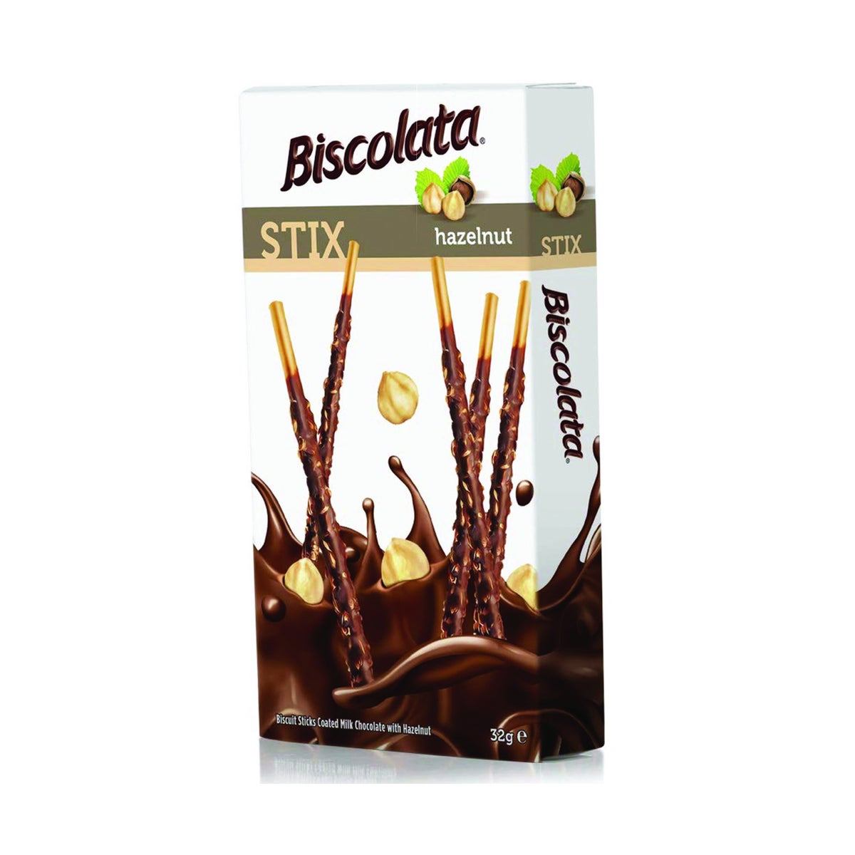 Biscolata Sticks w/ Hazelnut "Solen" (32g 12 Cts)